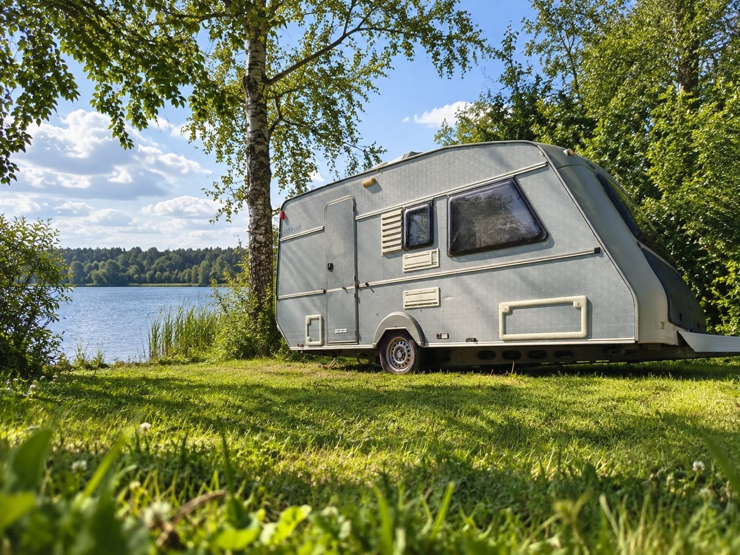 Kip caravan 1998 – 4 slaapplaatsen – toilet – luifel, Kip, Omvormbare zithoek, Treinzit, Particulier