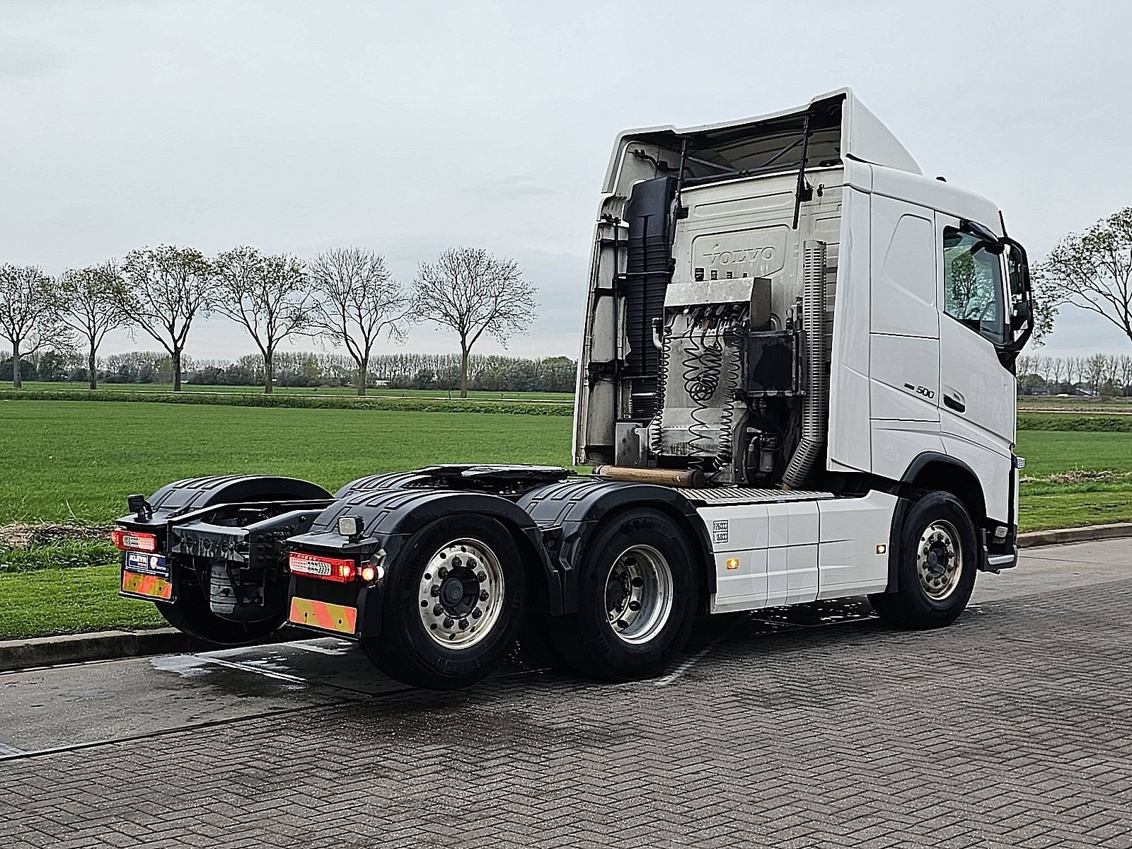 VOLVO FH 500 6x2 steered pto+hydr, Automaat, Euro 6, 510 pk, Wit