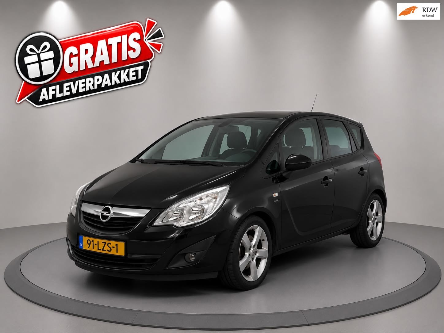 Opel Meriva 1.4 Turbo Edition|AIRCO|NETTE AUTO|, Auto's, Voorwielaandrijving, Euro 5, Gebruikt, 680 kg