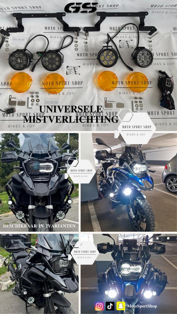 Universele BMW GS 1250 Mistverlichting – LED, Ophalen, Nieuw, BMW