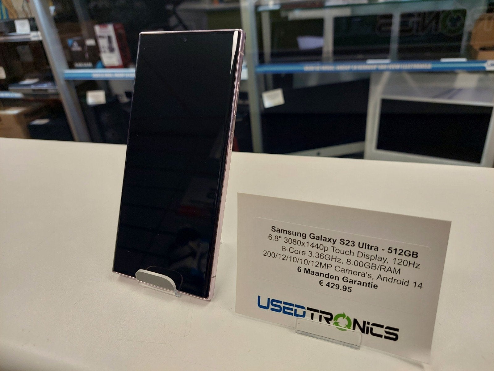 Samsung Galaxy S23 Ultra - 512GB, Gebruikt, Overige kleuren, Touchscreen, Zonder simlock