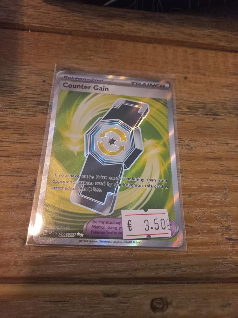 Counter Gain, Ophalen of Verzenden, Zo goed als nieuw, Losse kaart, Foil