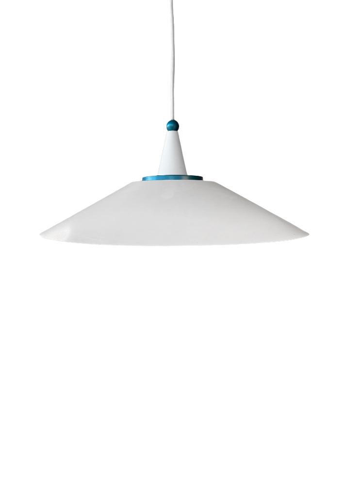 Vintage jaren 80 hanglamp, Ophalen, Gebruikt, Metaal, Vintage