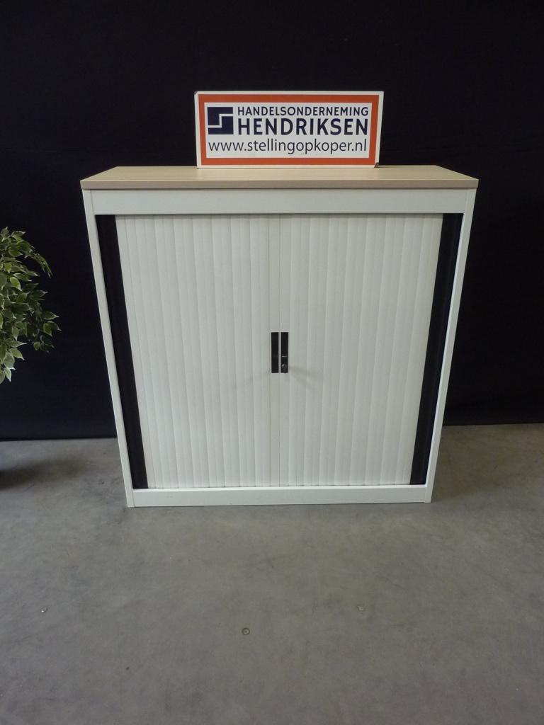 Prima roldeurkast / kantoorkast / archiefkast 120x46x123cm, Huis en Inrichting, Kasten | Roldeurkasten en Archiefkasten, Gebruikt