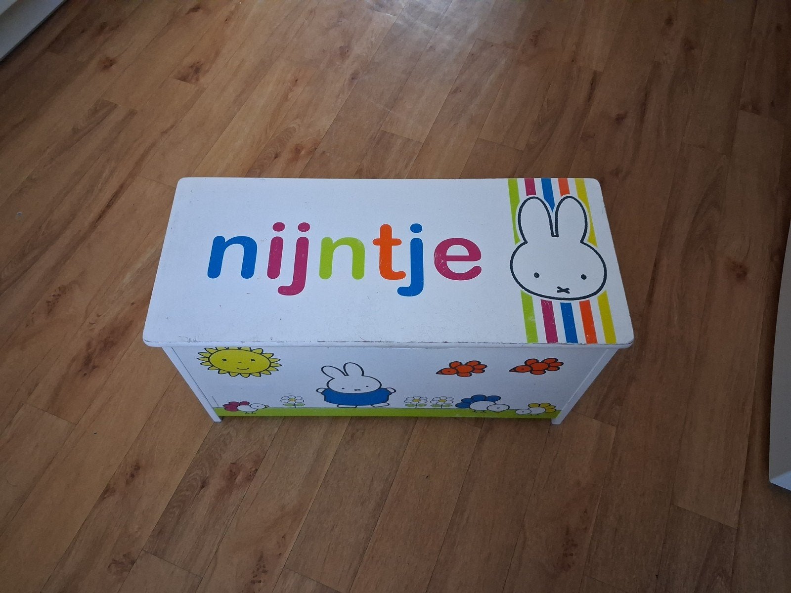 Speelgoedkist Nijntje, Ophalen, Gebruikt
