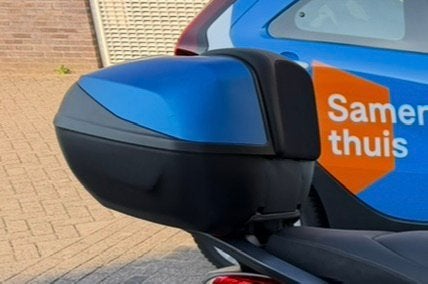 Topkoffer Piaggio Beverly 52 liter, Motoren, Ophalen, Zo goed als nieuw