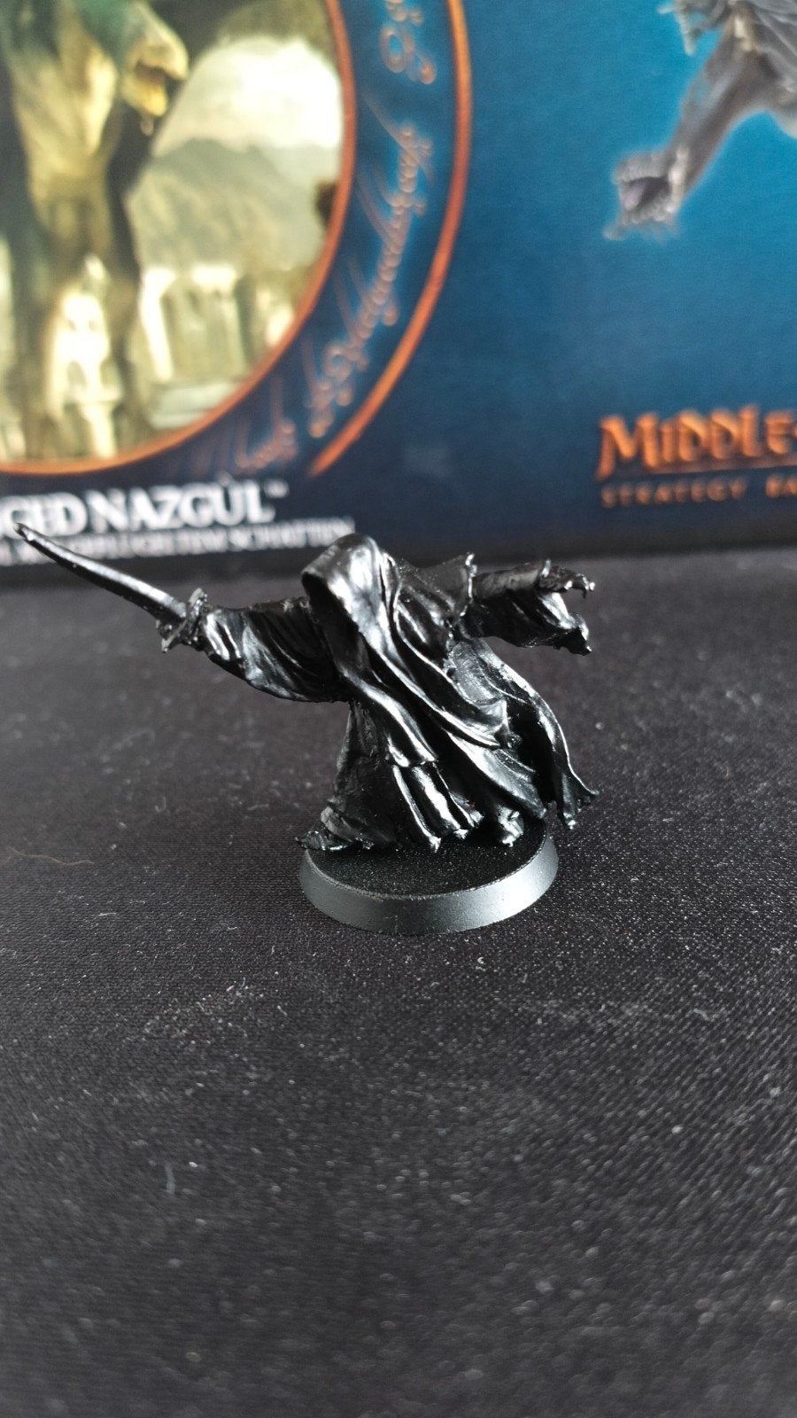 Nazgul miniatuur 3x - Lord of the Rings Strategy Battle Game, Ophalen of Verzenden, Gebruikt