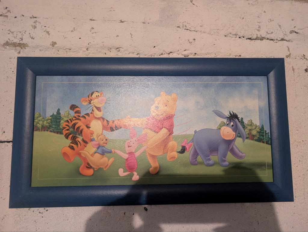 Leuke Winnie de Poeh schilderij voor kinderkamer, Ophalen, Gebruikt