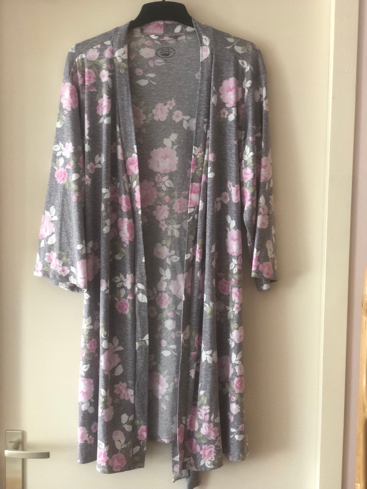 Laura Ashley Duster/Kimono - Roze bloemenprint (XL), Kleding | Dames, Ophalen of Verzenden, Zo goed als nieuw
