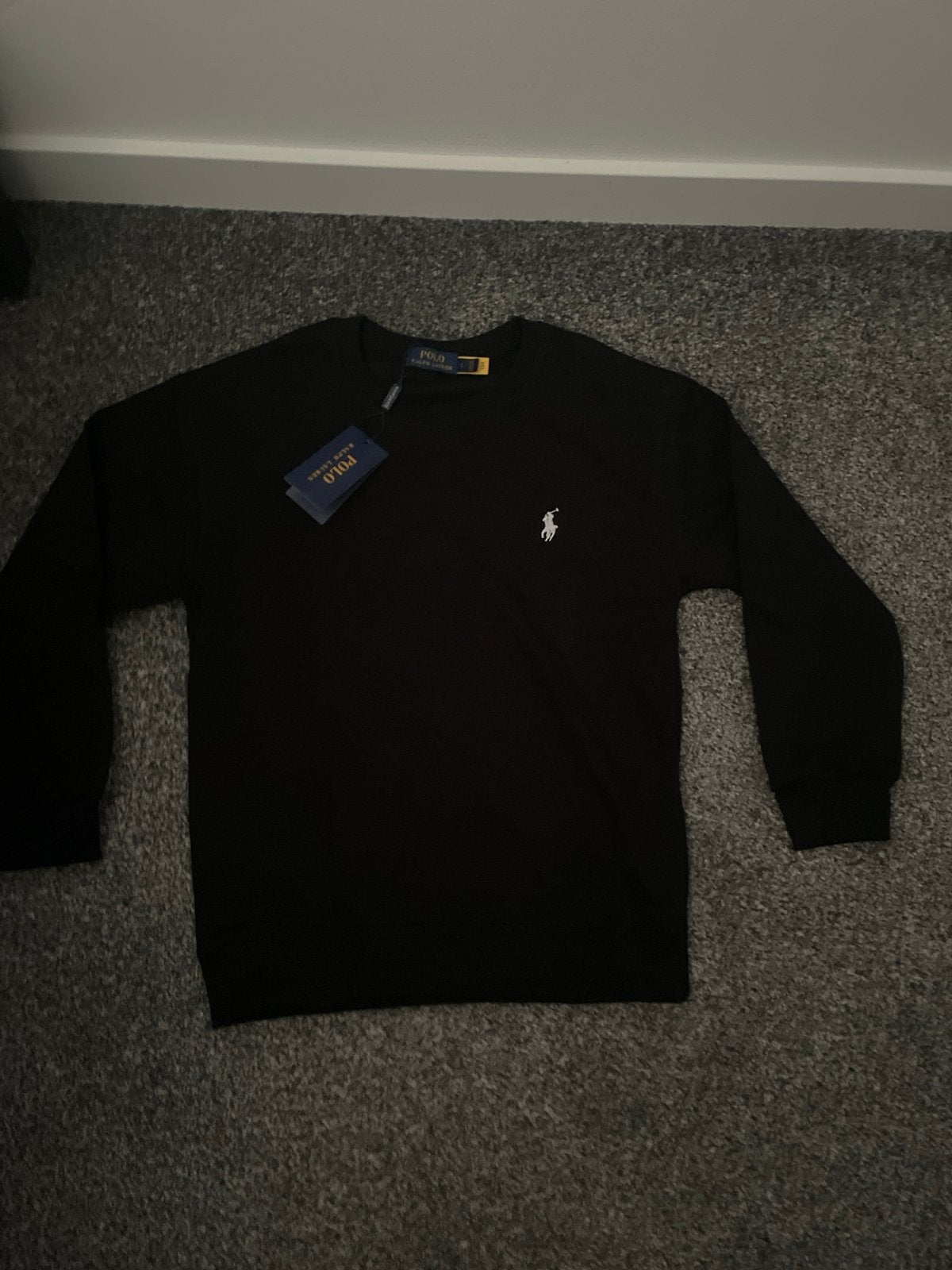 Gloednieuwe Polo Ralph Lauren sweater - Maat S, Kleding | Dames, Ophalen of Verzenden, Nieuw, Maat 36 (S), Zwart