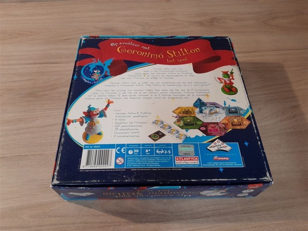Op avontuur met Geronimo Stilton - het spel - s5484, Hobby en Vrije tijd, Gezelschapsspellen | Bordspellen, Verzenden, Zo goed als nieuw