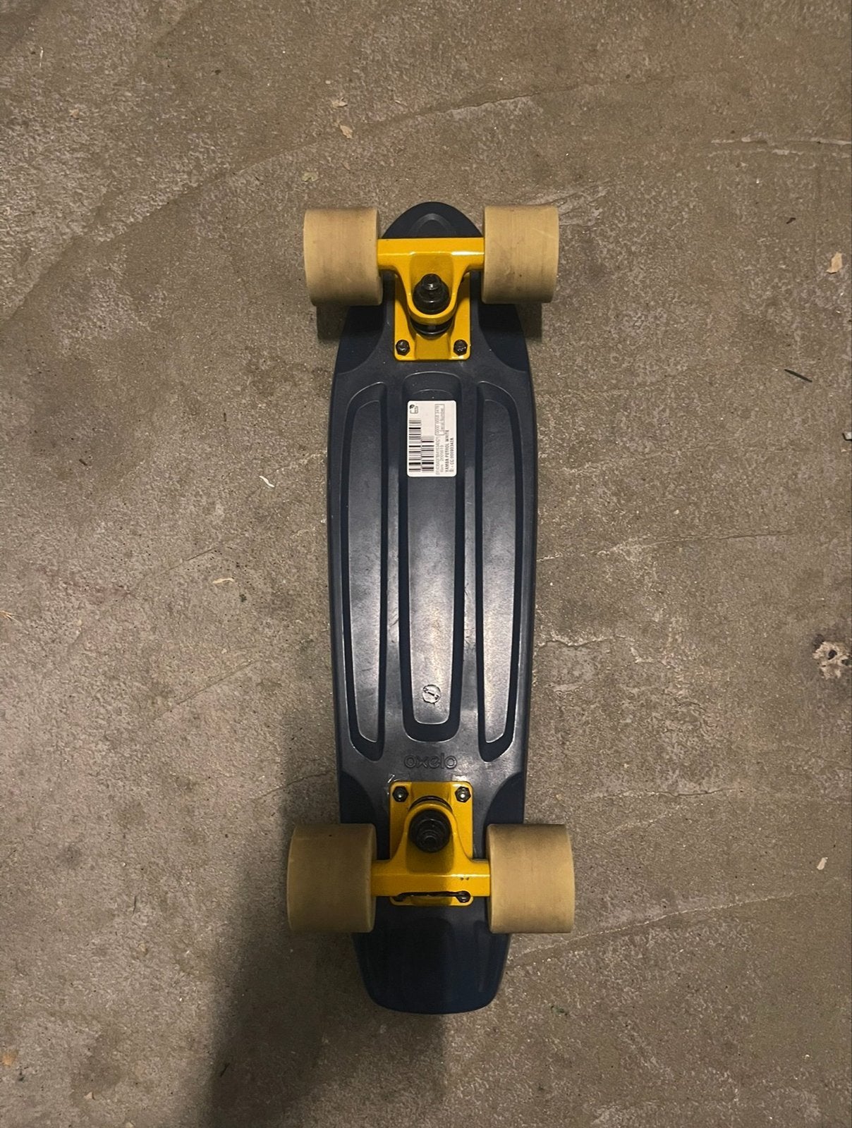 Oxelo Skateboard Cruiser Yamba 500 Donkerblauw, Ophalen of Verzenden, Zo goed als nieuw, Skateboard