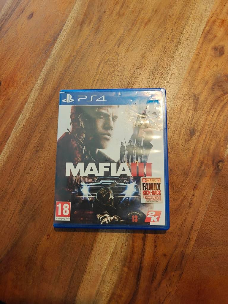 Mafia III PS4 Game, Avontuur en Actie, Gebruikt, Vanaf 18 jaar, 1 speler