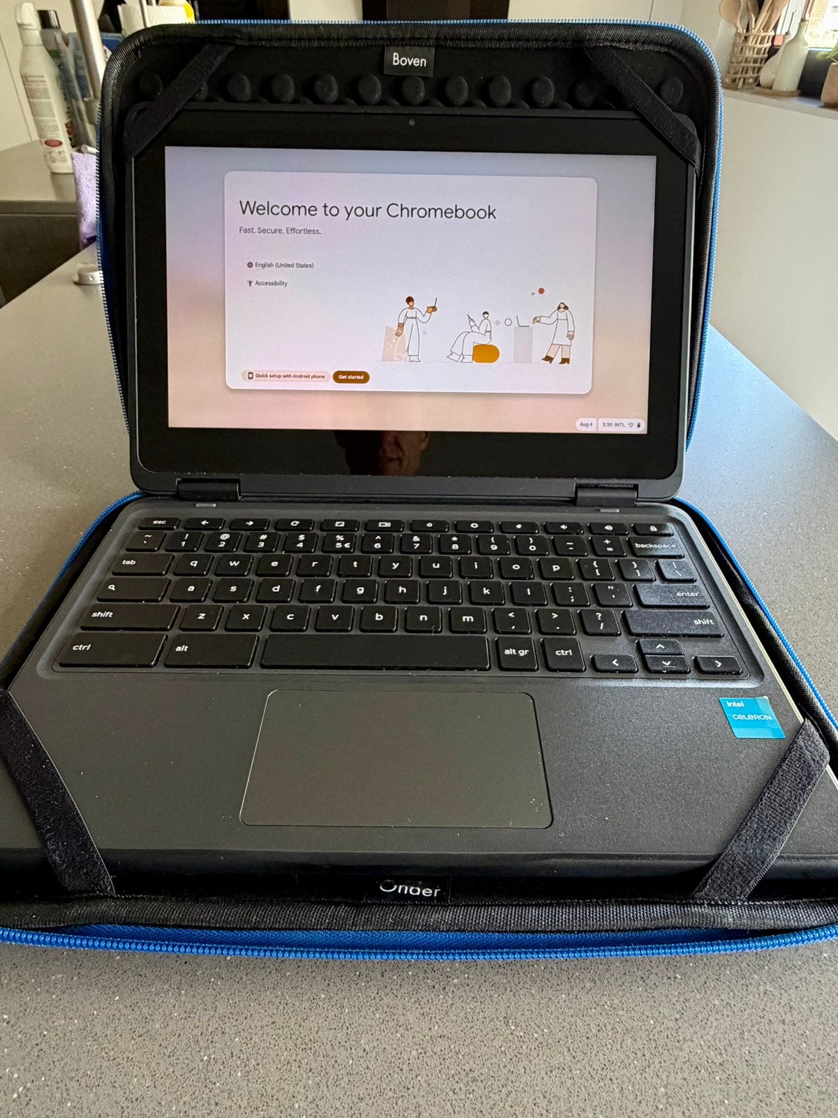 Dell Chromebook 3110 2-in-1 incl. hoes en originele oplader, 4 GB of minder, Touchscreen, Ophalen of Verzenden, Zo goed als nieuw