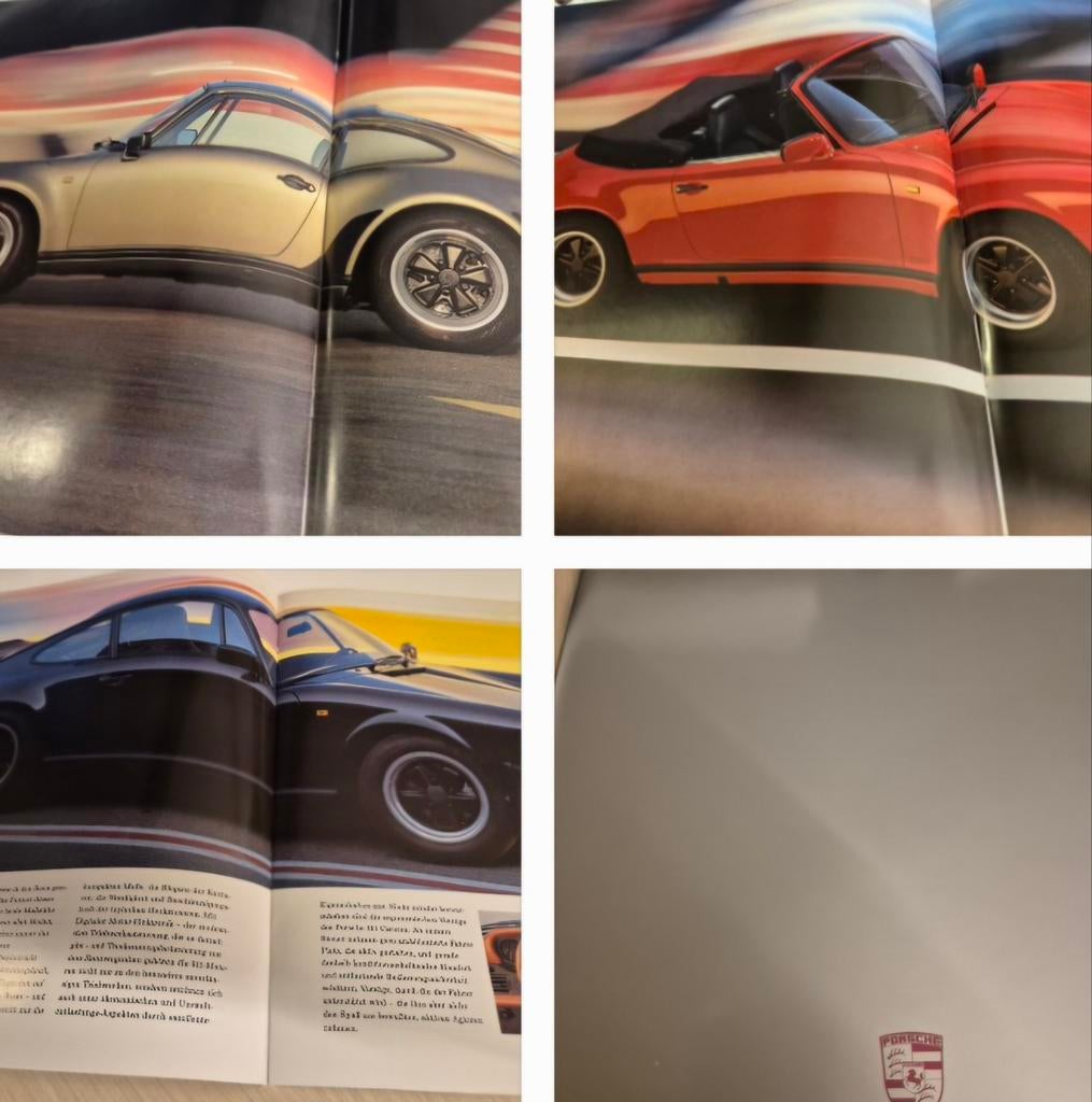 Uitgebreide uitgave 1986 als nieuw zijnde Porsche 911 folder, Ophalen of Verzenden, Zo goed als nieuw, Porsche