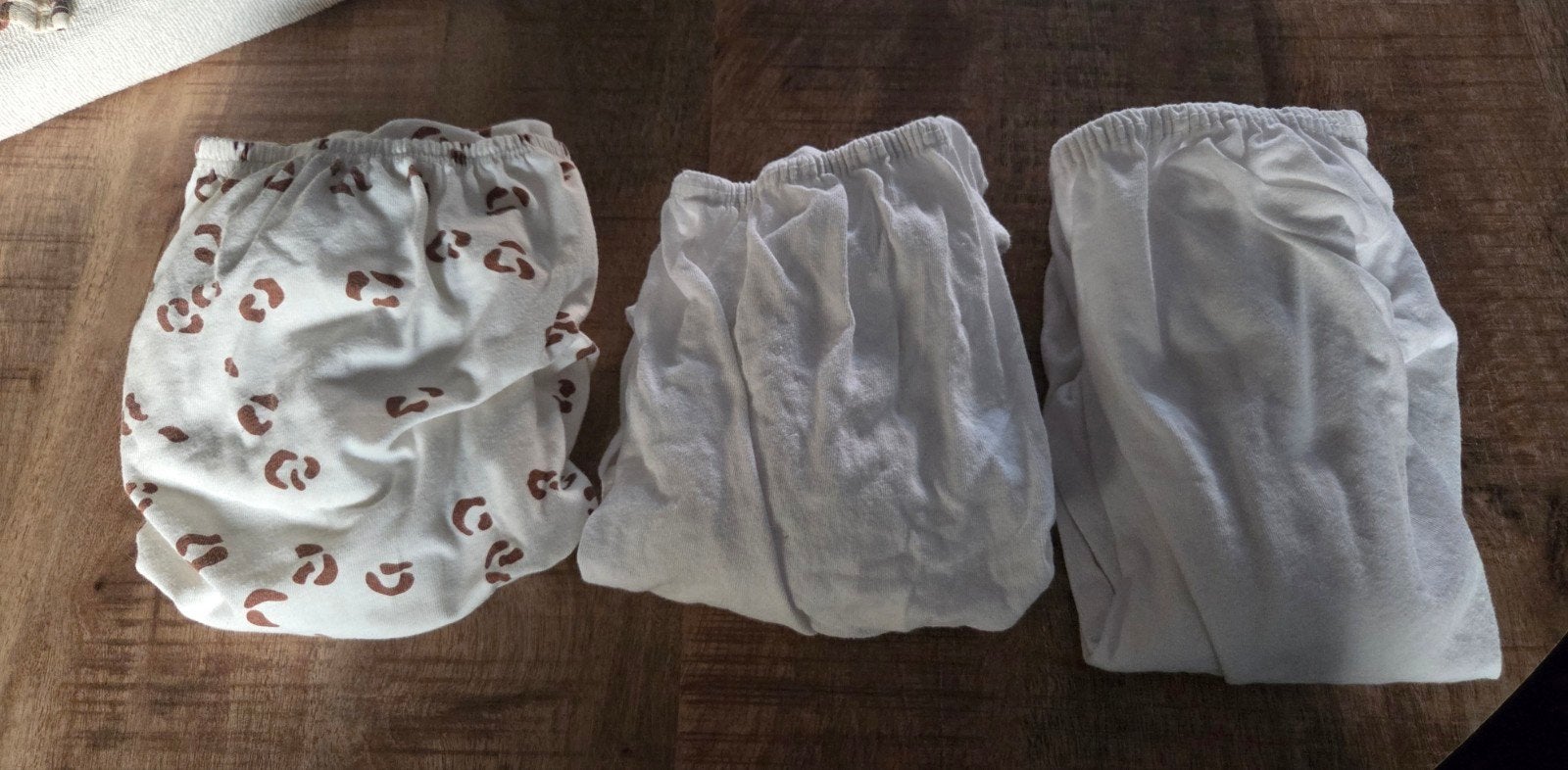 3 stuks hoeslaken cosleeper / wieg, Ophalen, Gebruikt, Jongetje of Meisje, Wit