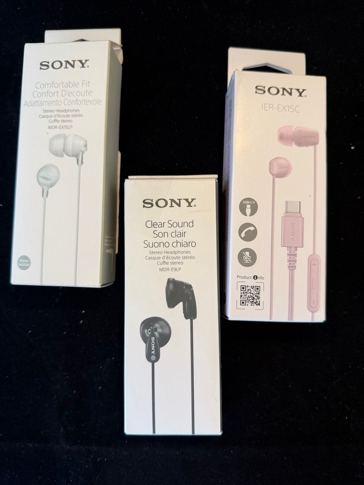 Diverse Sony Bedrade Oordopjes - Nieuw in Verpakking