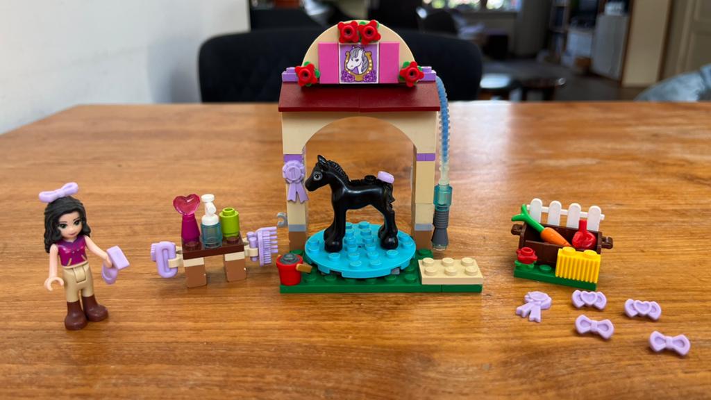Veulen wasplaats LEGO Friends 41123, Lego, Friends, Ophalen of Verzenden, Zo goed als nieuw