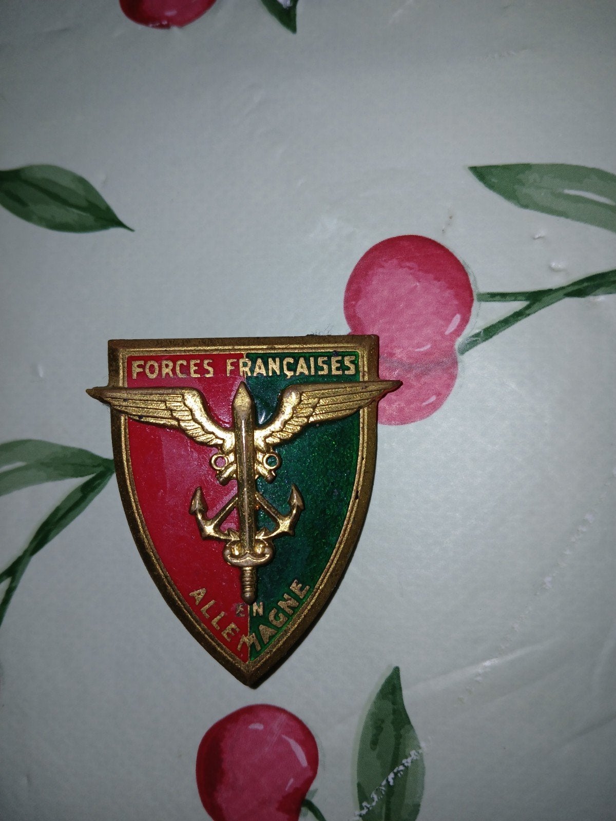franse FFA speldje, Ophalen of Verzenden, Landmacht, Overige gebieden, Embleem of Badge