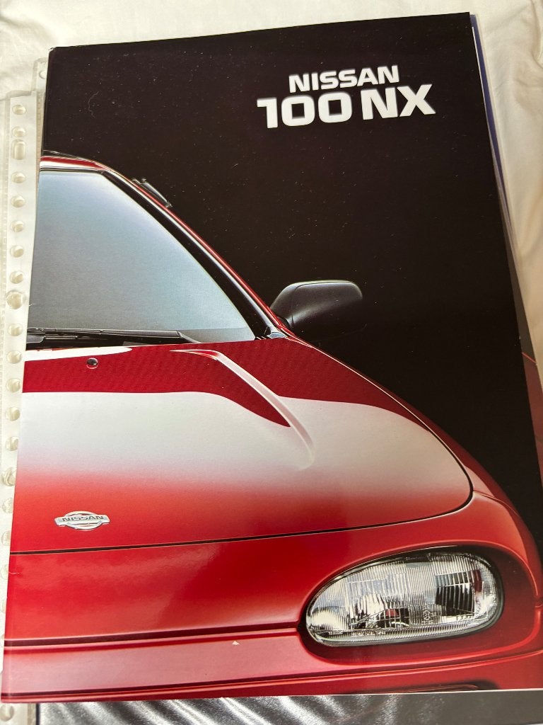 Folder Nissan 100NX/200SX/300ZX/Maxima, Ophalen of Verzenden, Nieuw, Nissan