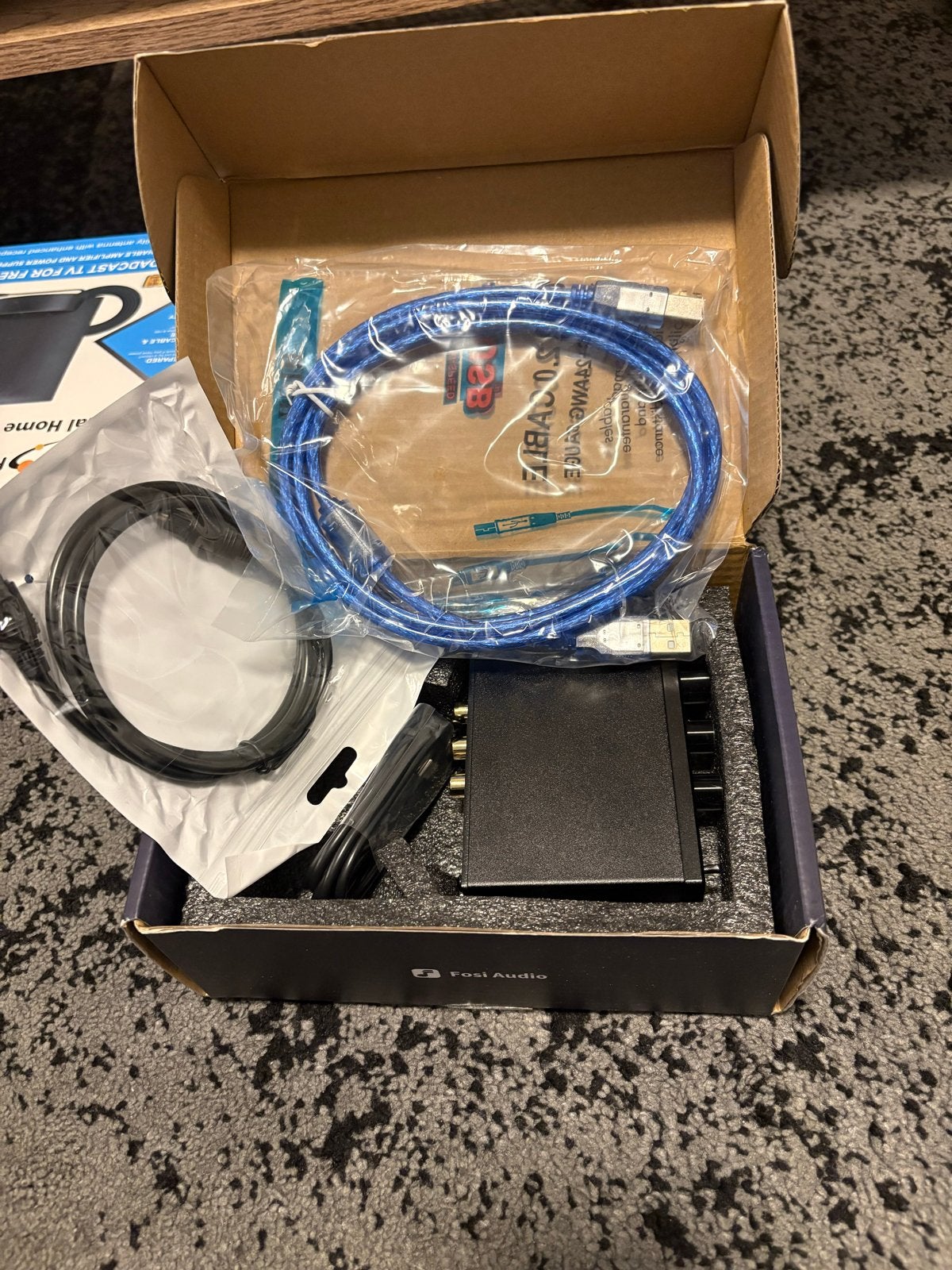 Fosi Audio DAC-Q4 DAC Hoofdtelefoonversterker, Audio, Tv en Foto, Converters, -, -, Ophalen of Verzenden, Zo goed als nieuw
