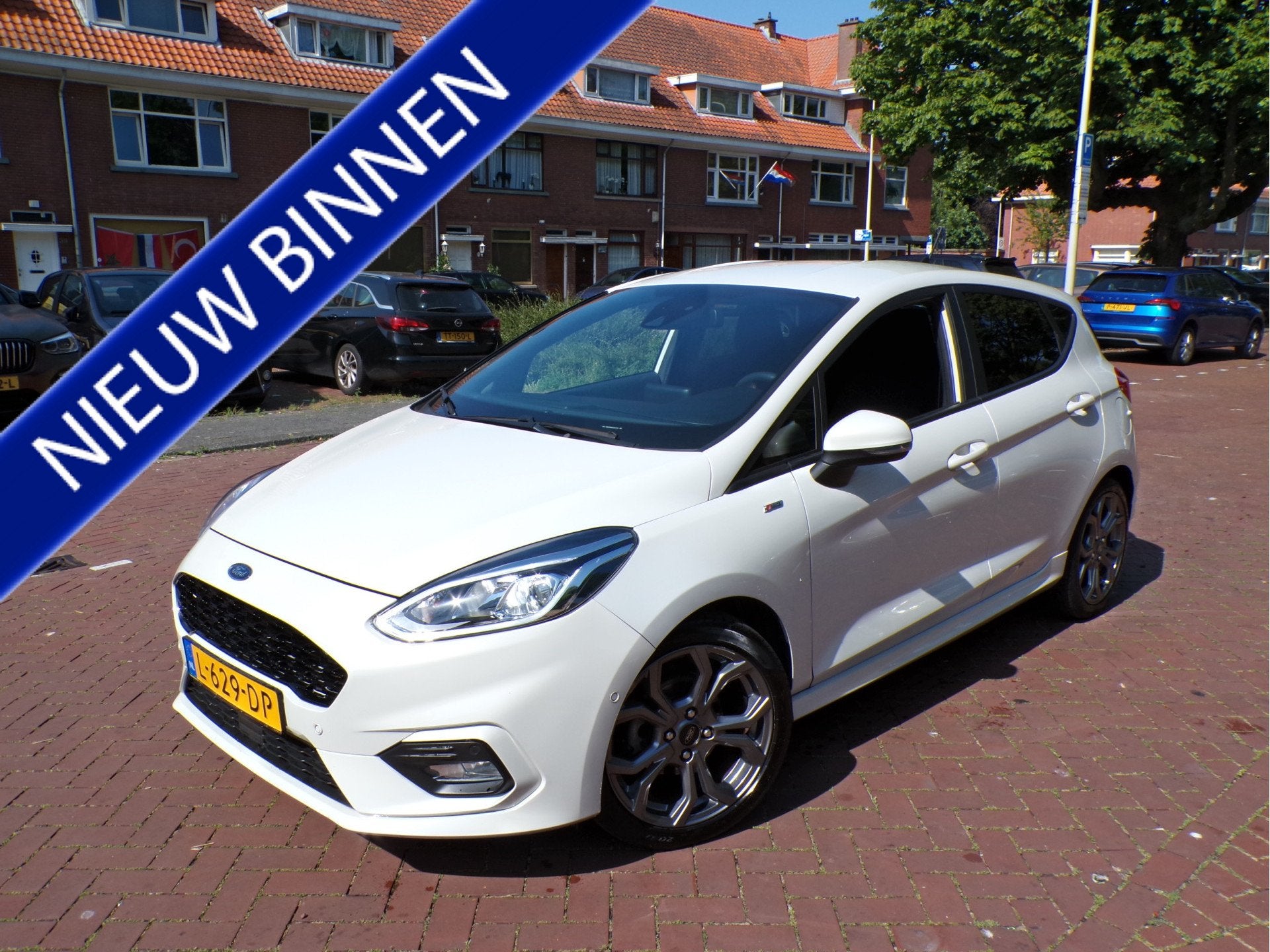 Ford Fiesta 1.0 EcoBoost Hybrid ST-Line X 124 PK DISTRIBUTIE, Voorwielaandrijving, Gebruikt, Euro 6, Automatische klimaatregeling