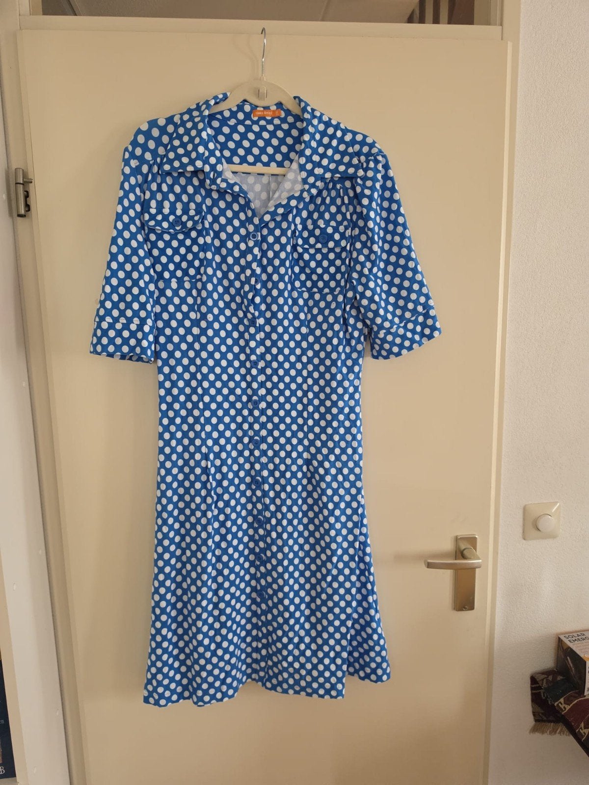 Mooie Tante Betsy jurk 2xl, Blauw, Maat 46/48 (XL) of groter, Ophalen of Verzenden, Zo goed als nieuw