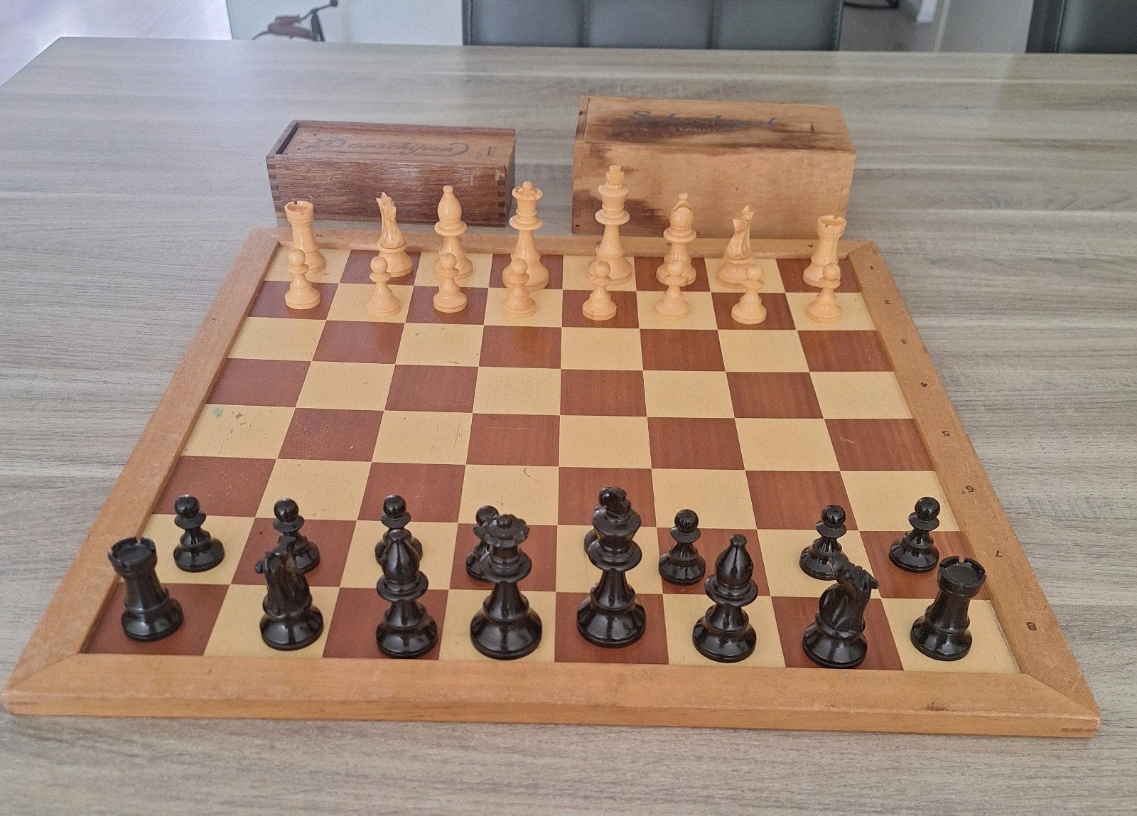 Schaak en damspel staunton, Hobby en Vrije tijd, Ophalen of Verzenden