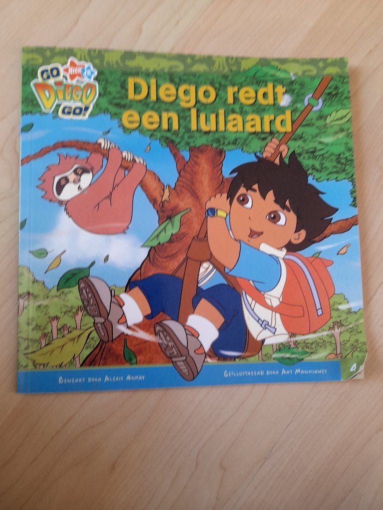 DIEGO REDT EEN LUIAARD Alexis Romay, Ophalen of Verzenden, Zo goed als nieuw, Sprookjes