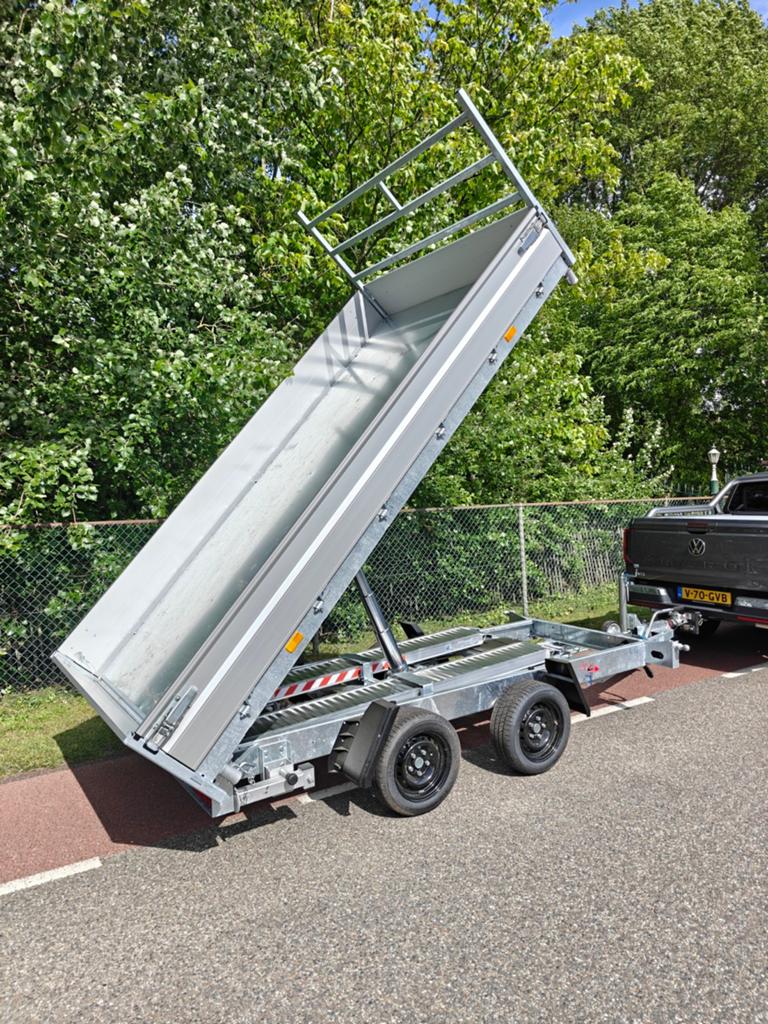 Demo Hapert Kipper aanhanger 335/180 + oprijplaten, Ophalen of Verzenden, Zo goed als nieuw