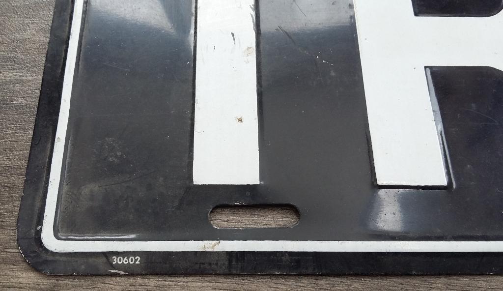 Jaren 60 - 70 Merk Bord Nummerbord Oldtimer Triumph TR6 Auto, Verzamelen, Ophalen of Verzenden, Gebruikt, Auto's