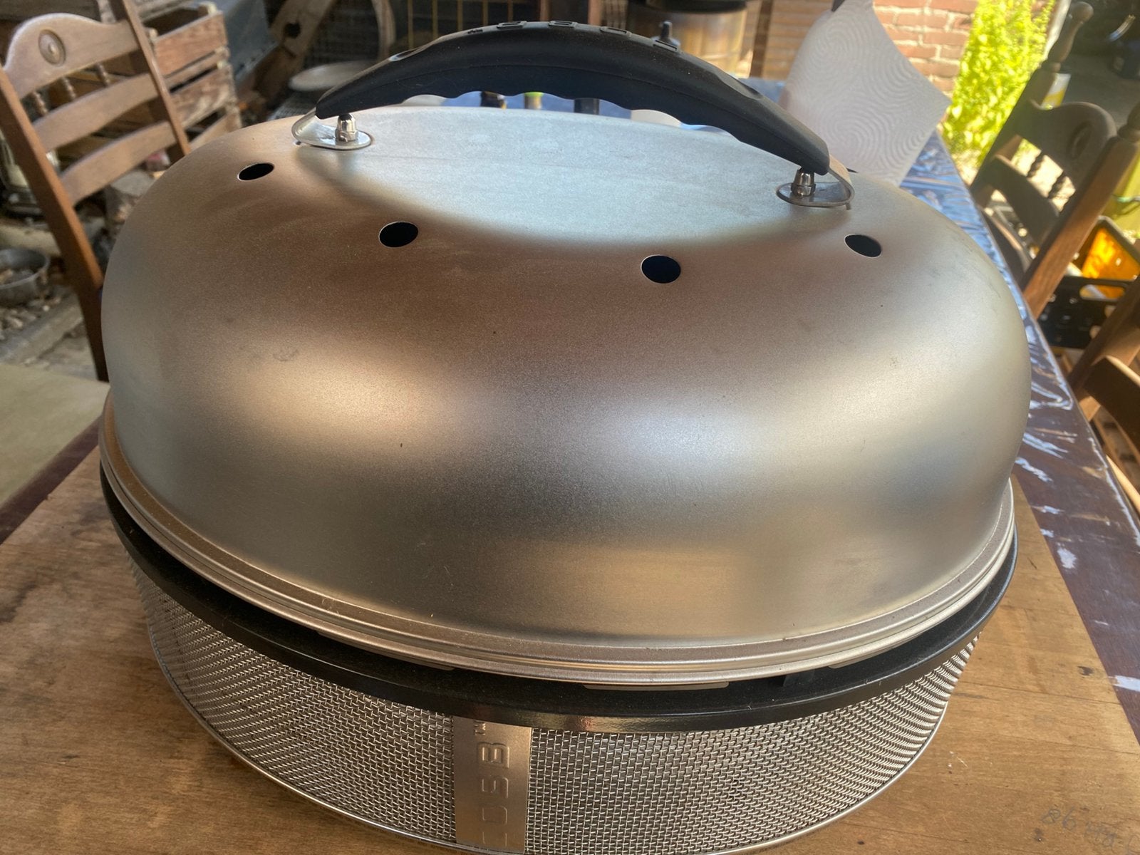 Cobb Supreme bbq, Tuin en Terras, Houtskoolbarbecues, Zo goed als nieuw, Ophalen