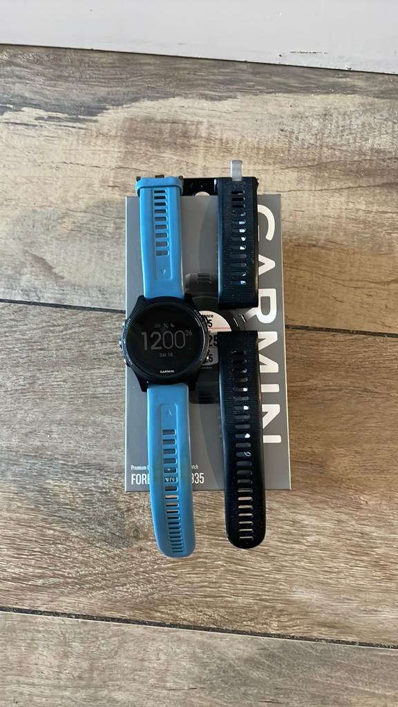 Garmin Forerunner 935 (2 bandjes), Ophalen, Zo goed als nieuw, Zwart, Android