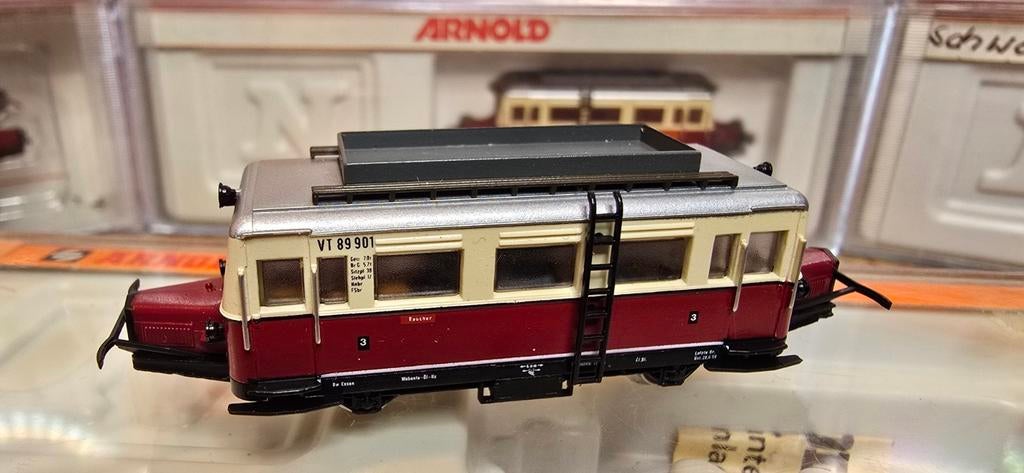 Arnold 2920 vt89 Schweineschnautzen railbus topstaat ovp!, Arnold, Ophalen of Verzenden, Zo goed als nieuw, Gelijkstroom