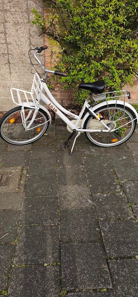 Damesfiets 24 inch met voordrager - Ideaal voor school, Overige merken, Terugtraprem, Gebruikt, Ophalen of Verzenden