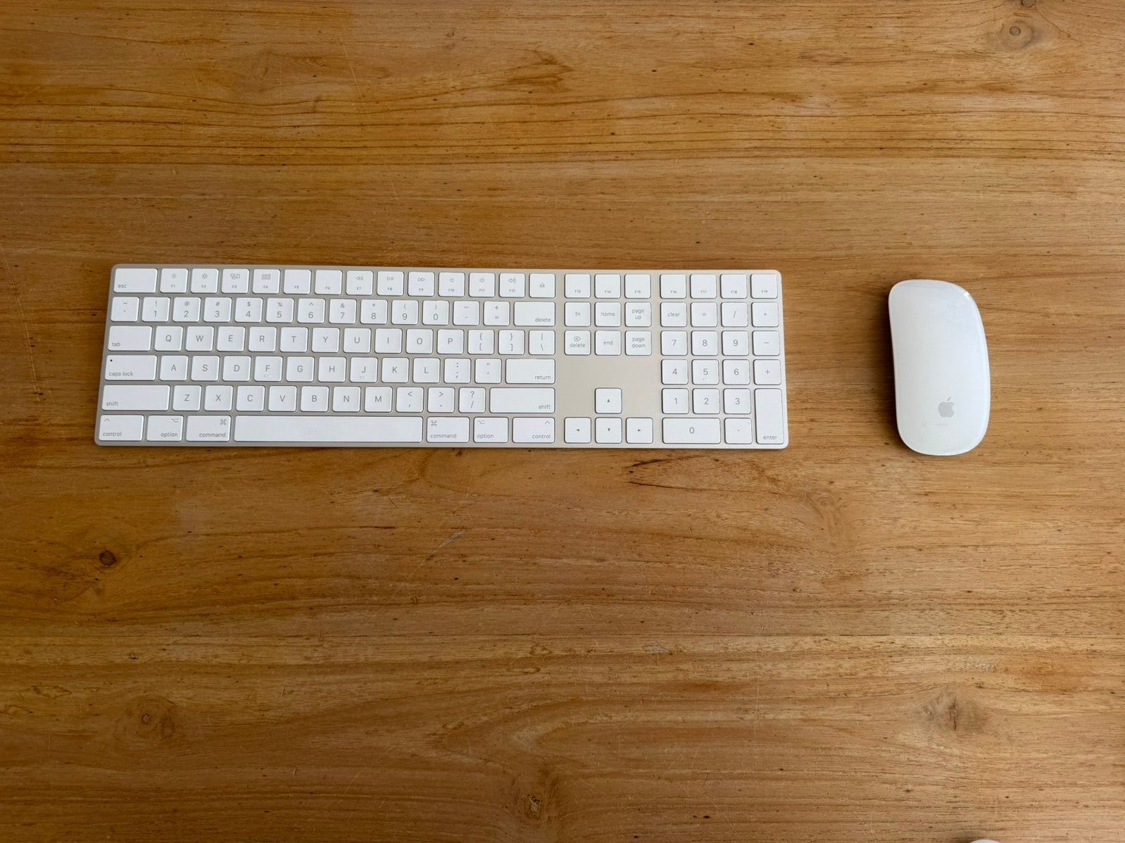 Apple Magic Keyboard Numeriek + Magic Mouse 2, Toetsenbord en muis-set, Numeriek, Ophalen of Verzenden, Zo goed als nieuw