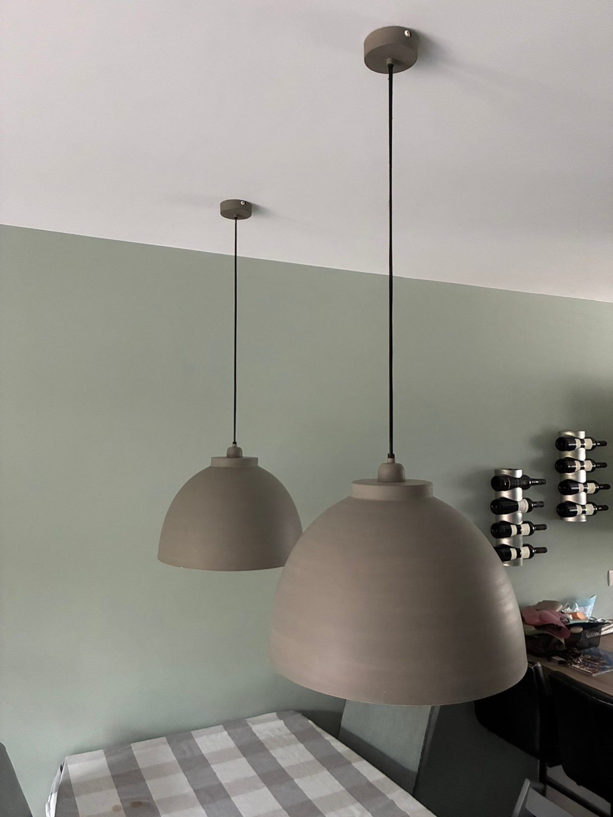 Twee eettafel lampen, Huis en Inrichting, Ophalen, Zo goed als nieuw