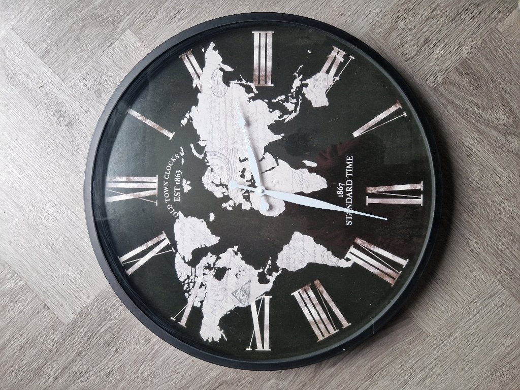 Grote wandklok, Ophalen, Gebruikt, Wandklok