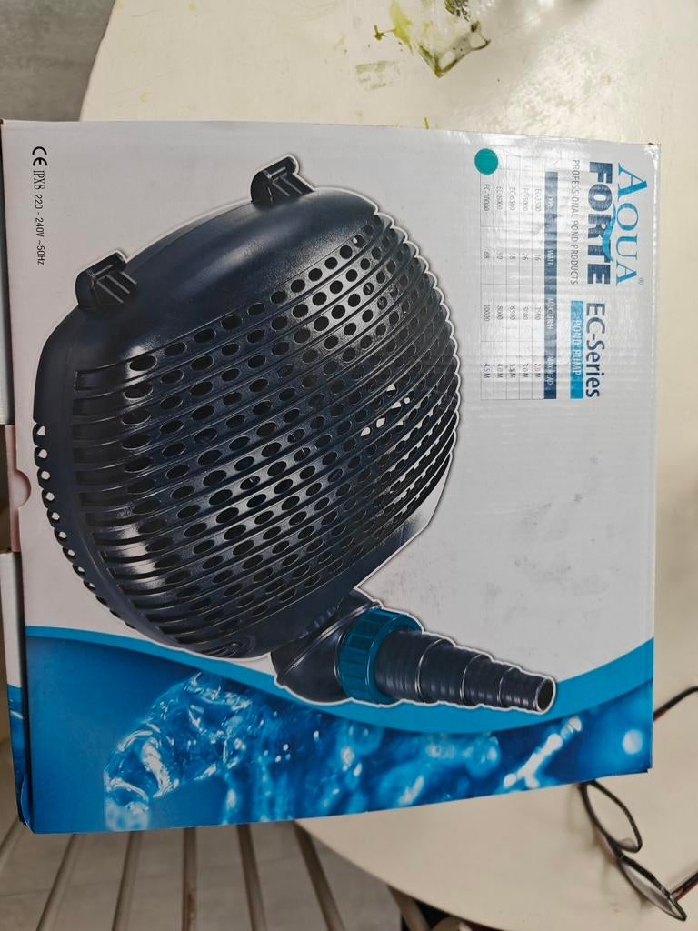 Aqua Forte EC-Series Vijverpomp - weinig gebruikt in doos, Ophalen of Verzenden, Zo goed als nieuw, Vijverpomp