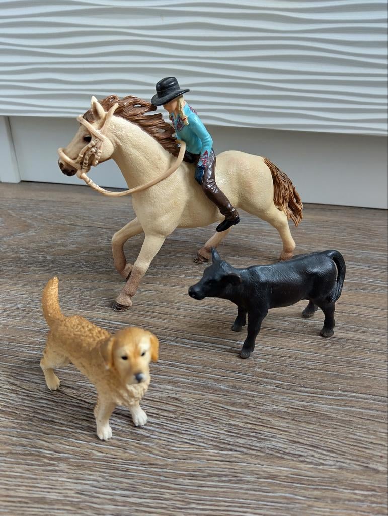 Schleich Western Rijset (42419) Farm World zonder zadel, Ophalen of Verzenden