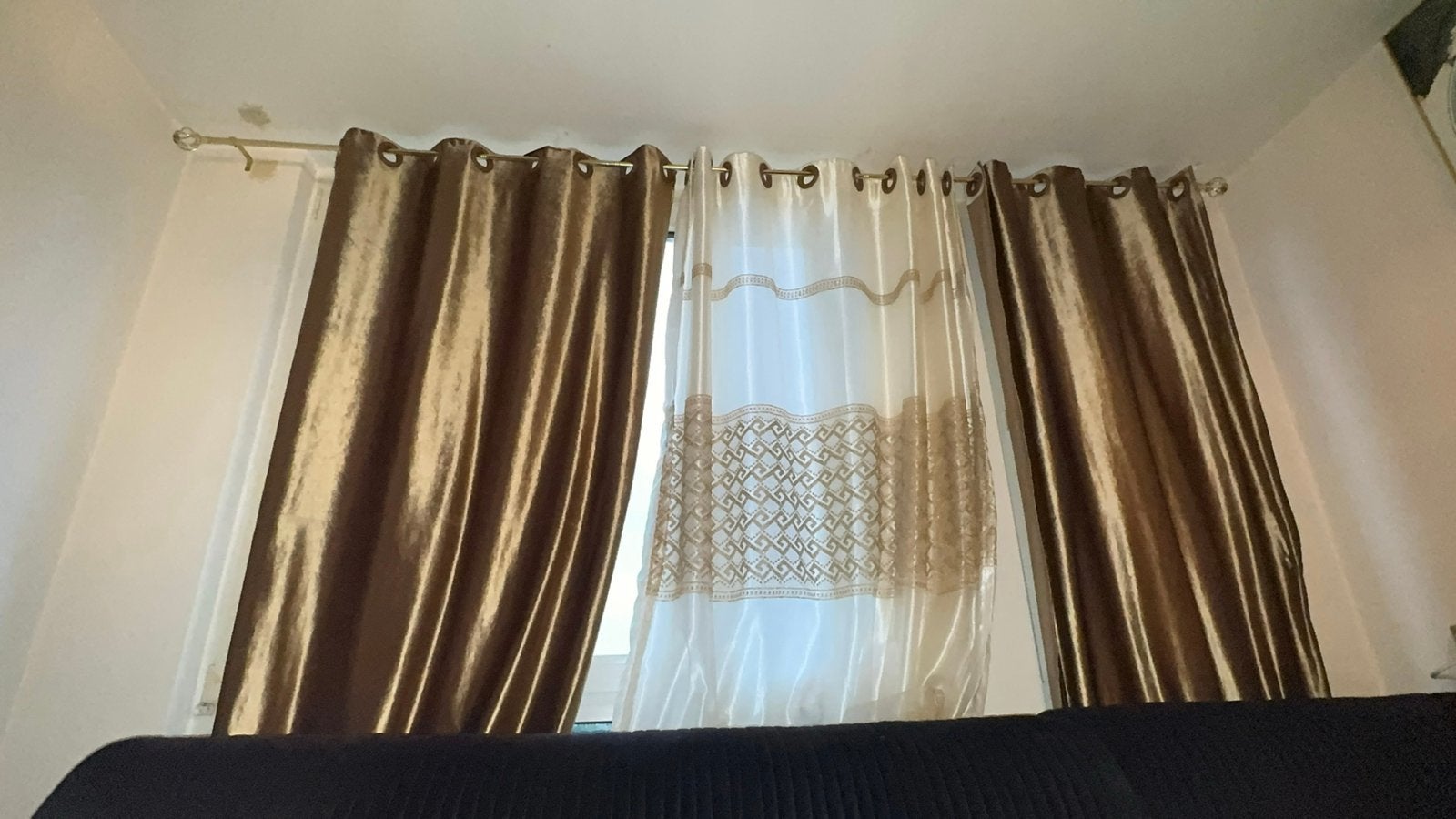 Zo goed als nieuwe gordijnen 250x250cm, Ophalen, Zo goed als nieuw