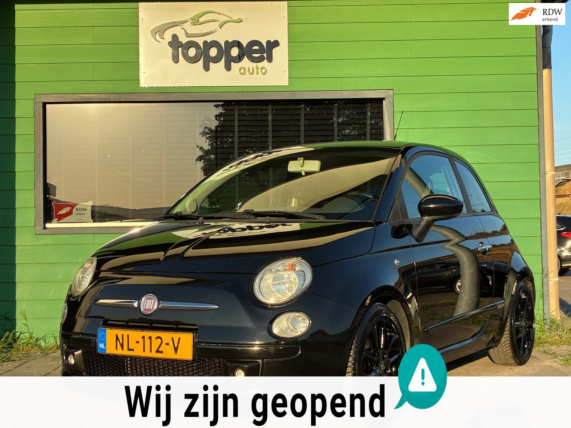 Fiat 500 1.4-16V Pop|Navigatie|D-riem v.v.|Climatronic|Carpl, Voorwielaandrijving, 101 pk, Gebruikt, 31 €/maand