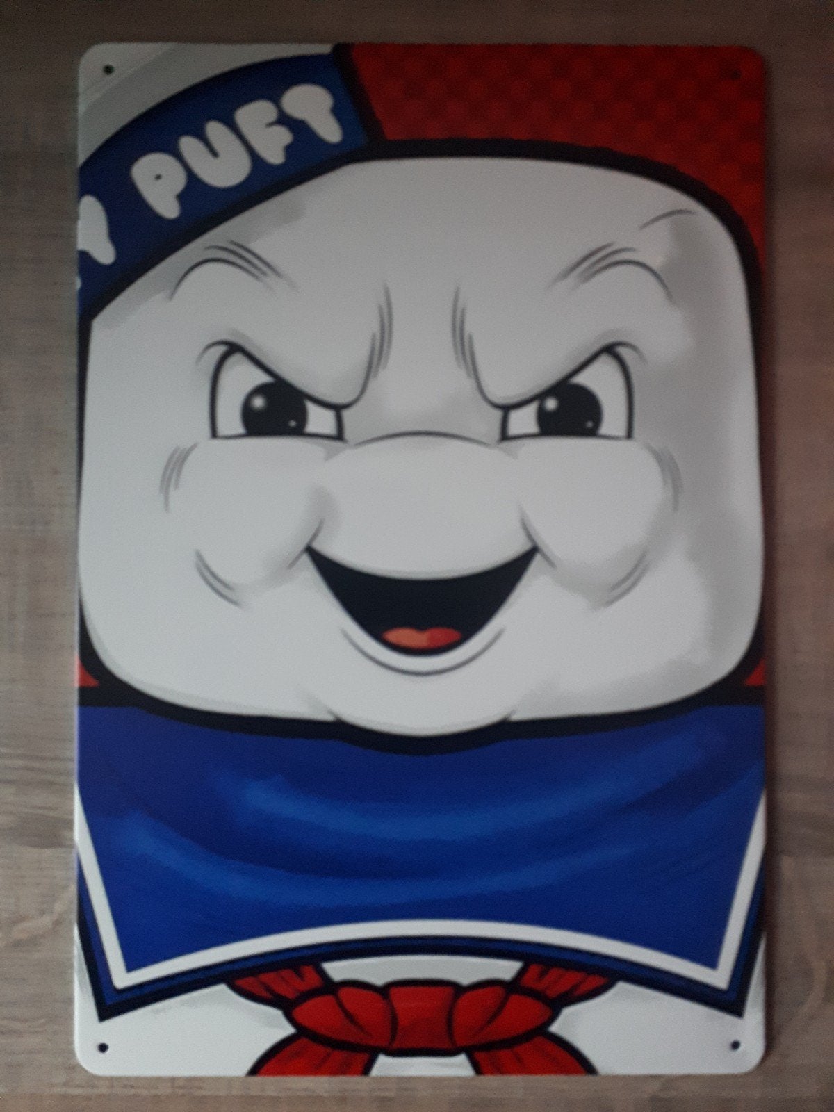 Puft Ghostbusters 20x30 cm Metalen Reclamebord, Ophalen of Verzenden, Nieuw, Reclamebord