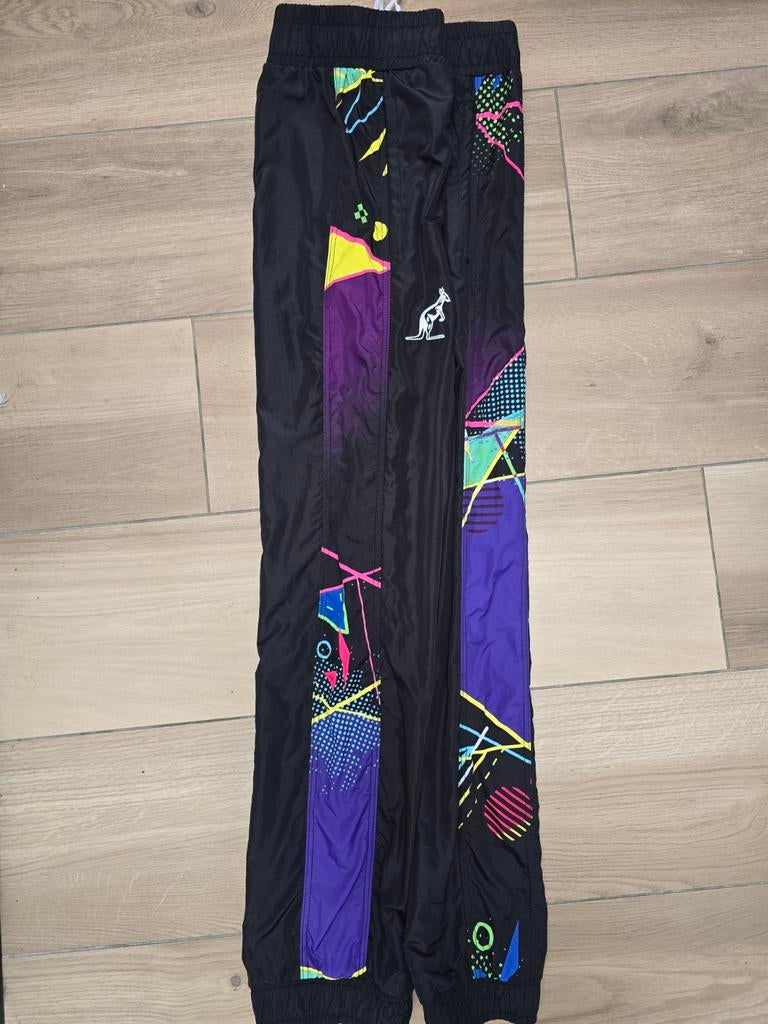 Vintage Australian Hard Court Gabber Broek Maat 44 (XS), Ophalen of Verzenden, Gedragen, Zwart