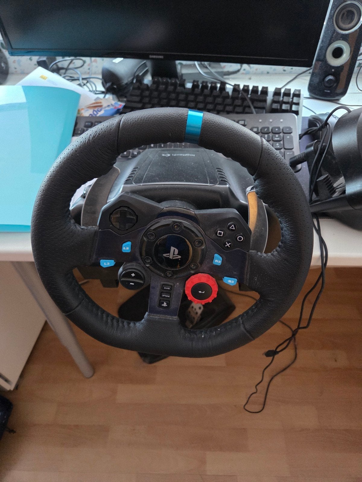 Logitech G29 Driving Force Racing Wheel + Shifter, Ophalen, Racestuur, Gebruikt, Force feedback