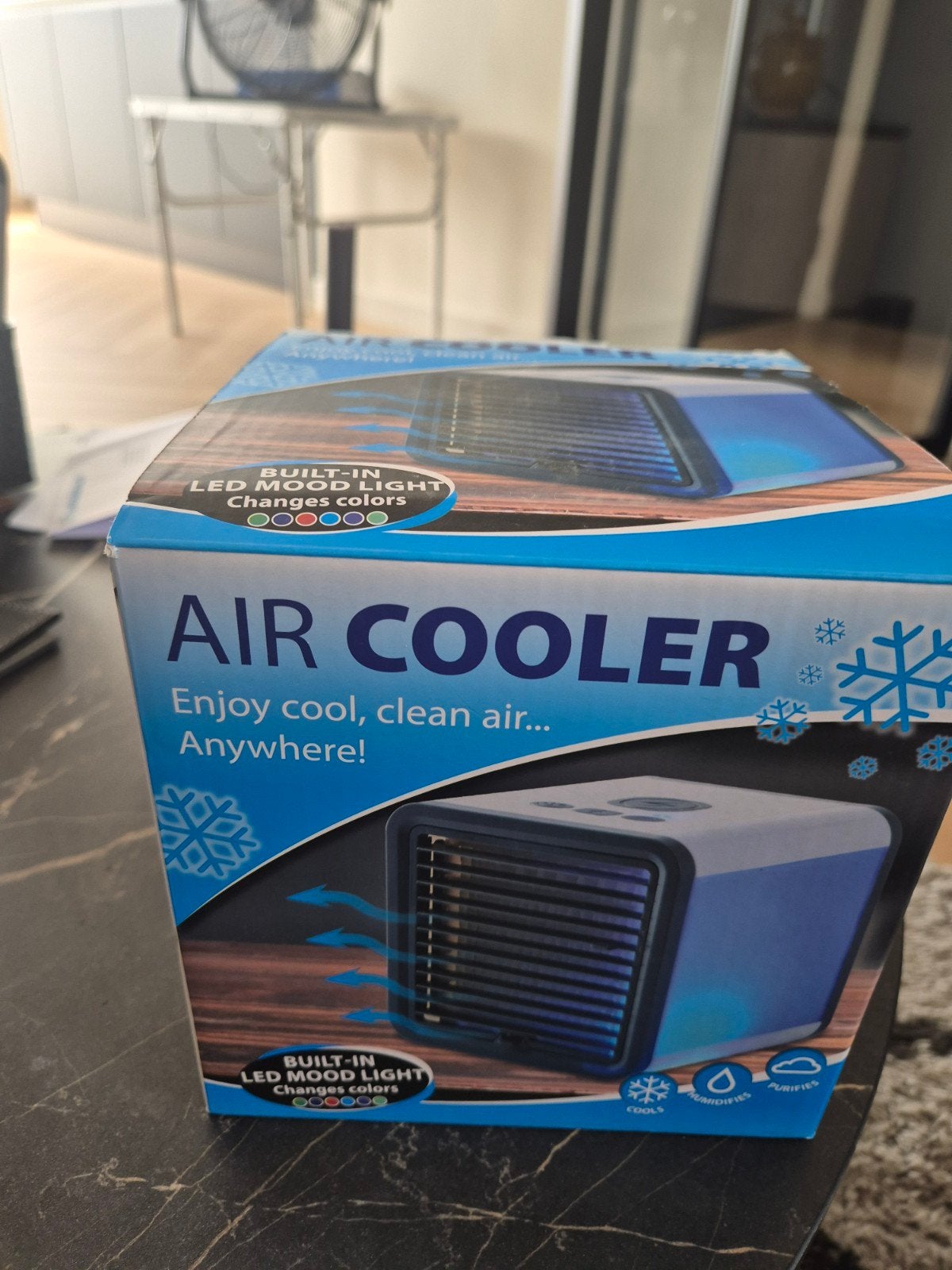 ventilator c.q. air cooler, Ophalen, Zo goed als nieuw, Tafelventilator