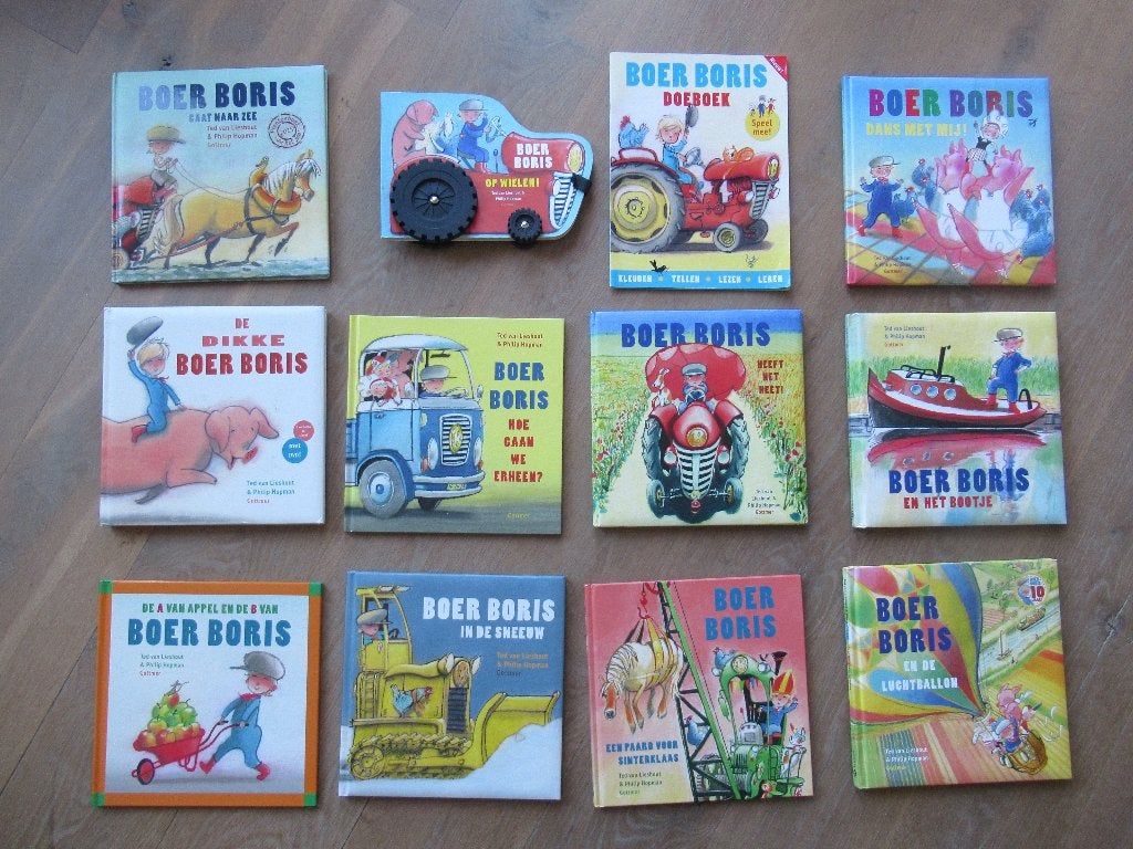 12 verschillende Boer Boris boeken, Ophalen of Verzenden, Zo goed als nieuw, Ted van Lieshout & Philip Hopman, 3 tot 4 jaar