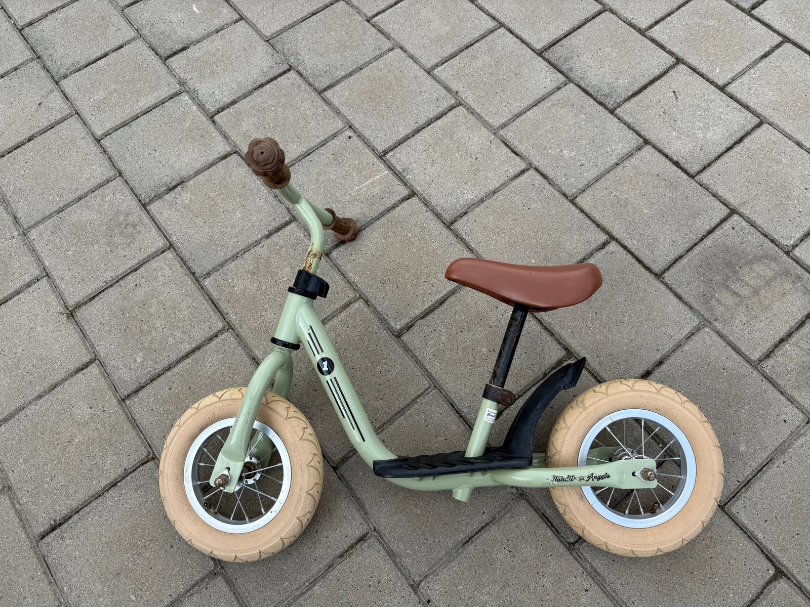 Loopfiets voor kinderen - Groen/Bruin, Ophalen, Gebruikt, Loopfiets
