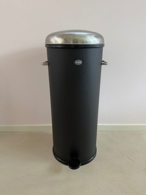 VIPP 17 grote pedaalemmer zwart (30 liter), 50 – 75, Gebruikt, Met pedaal, Ophalen of Verzenden
