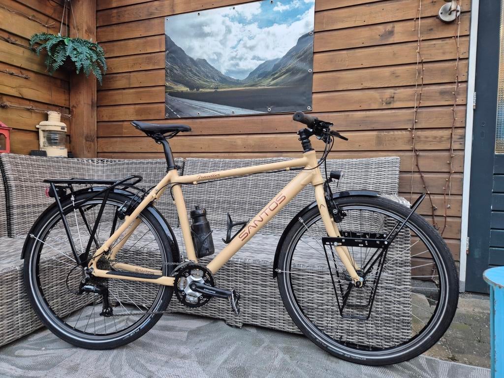 Santos. Maat M, trekkingfiets, Minder dan 49 cm, Zo goed als nieuw, Meer dan 20 versnellingen, Ophalen